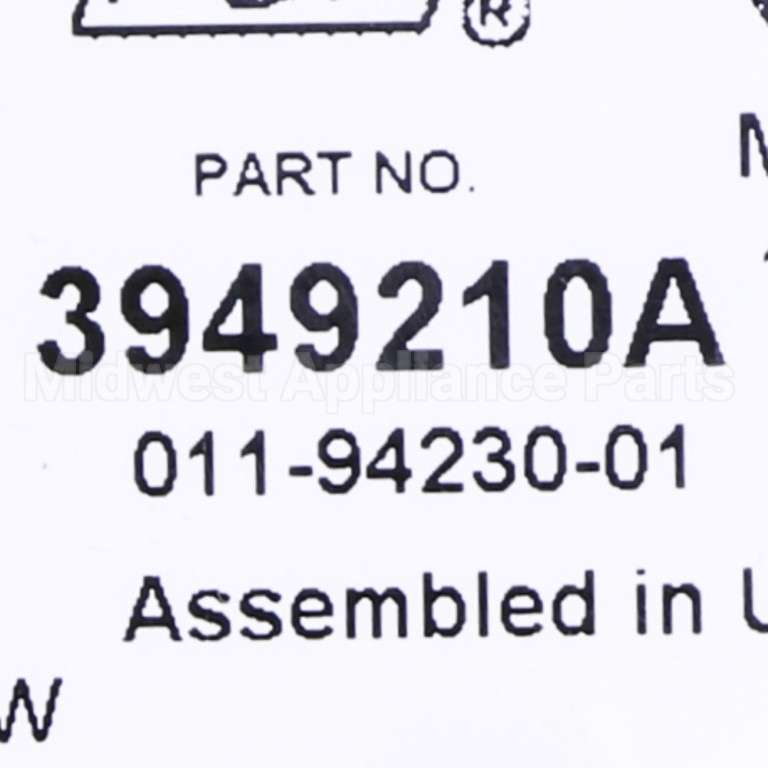 WP3949210 Whirlpool Timer