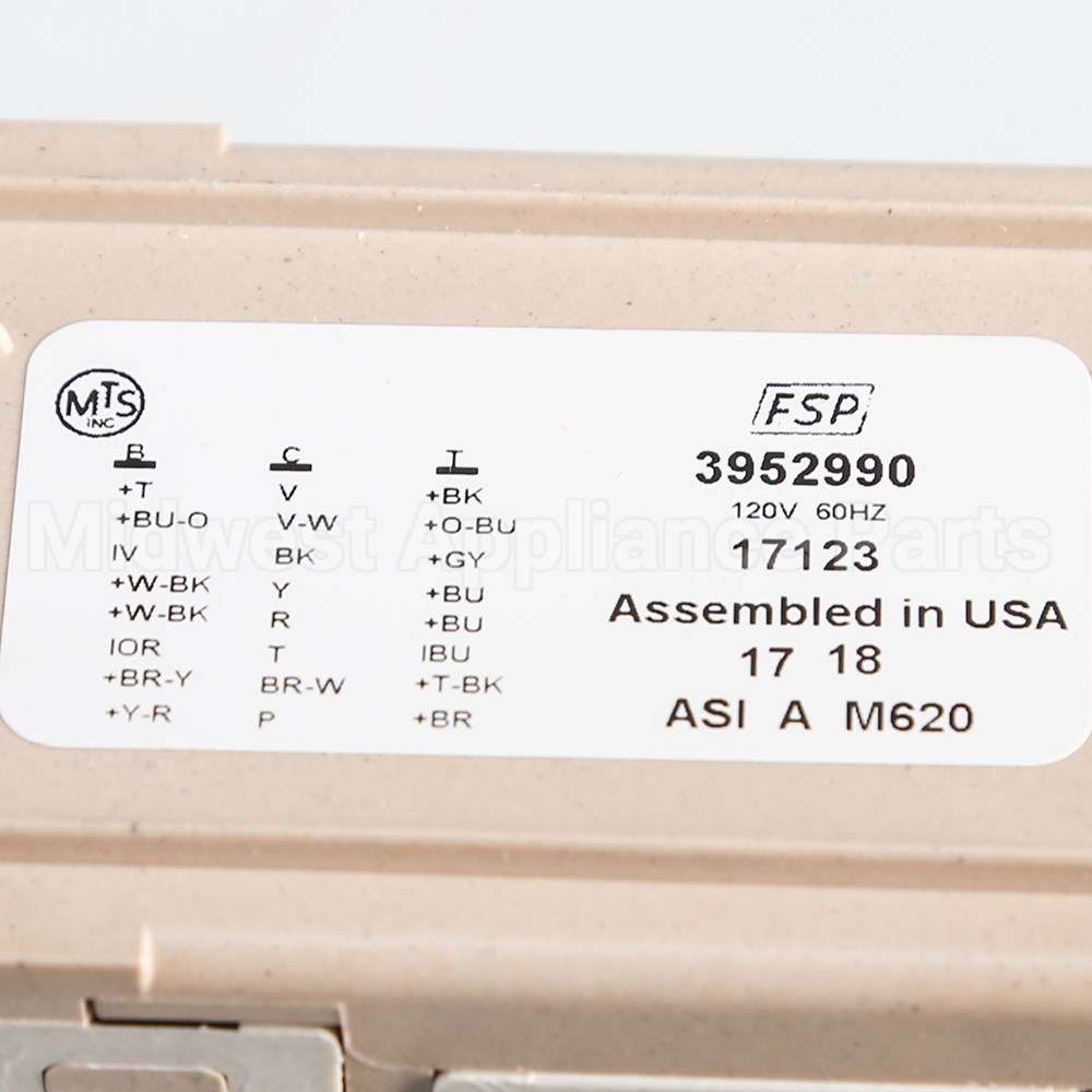 WP3952990 Whirlpool Timer