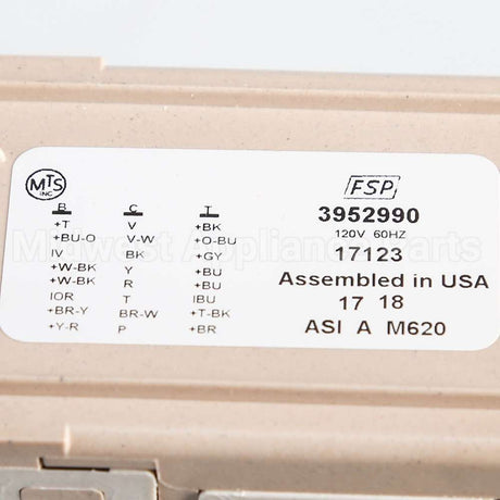 WP3952990 Whirlpool Timer
