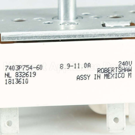 WP74007841 Whirlpool Switch- In