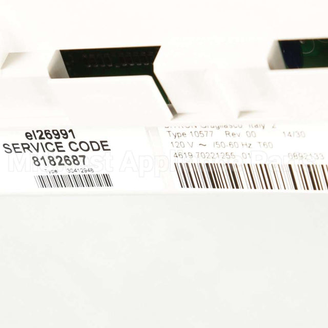 WP8182687 Whirlpool Cntrl-Elec