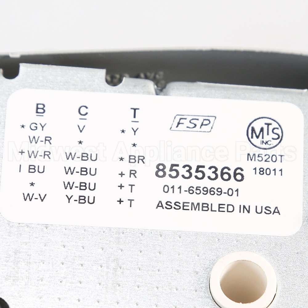 WP8535366 Whirlpool Timer