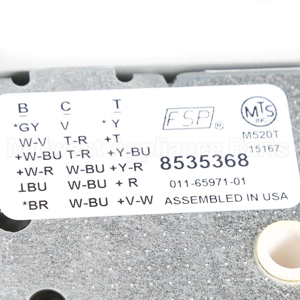WP8535368 Whirlpool Timer