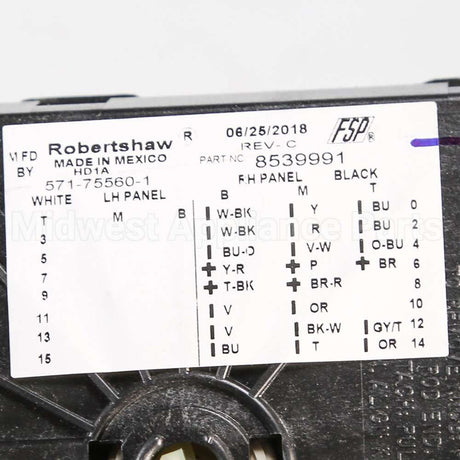 WP8539991 Whirlpool Timer