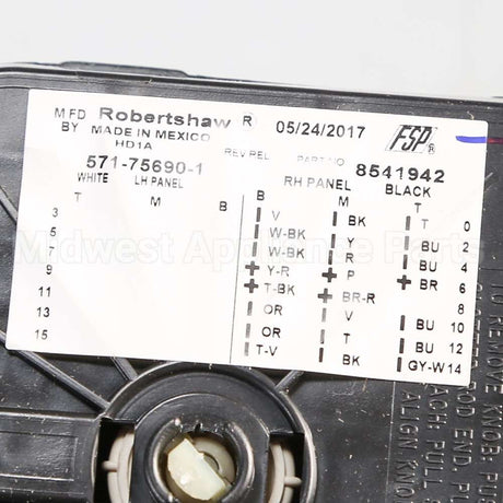 WP8541942 Whirlpool Timer