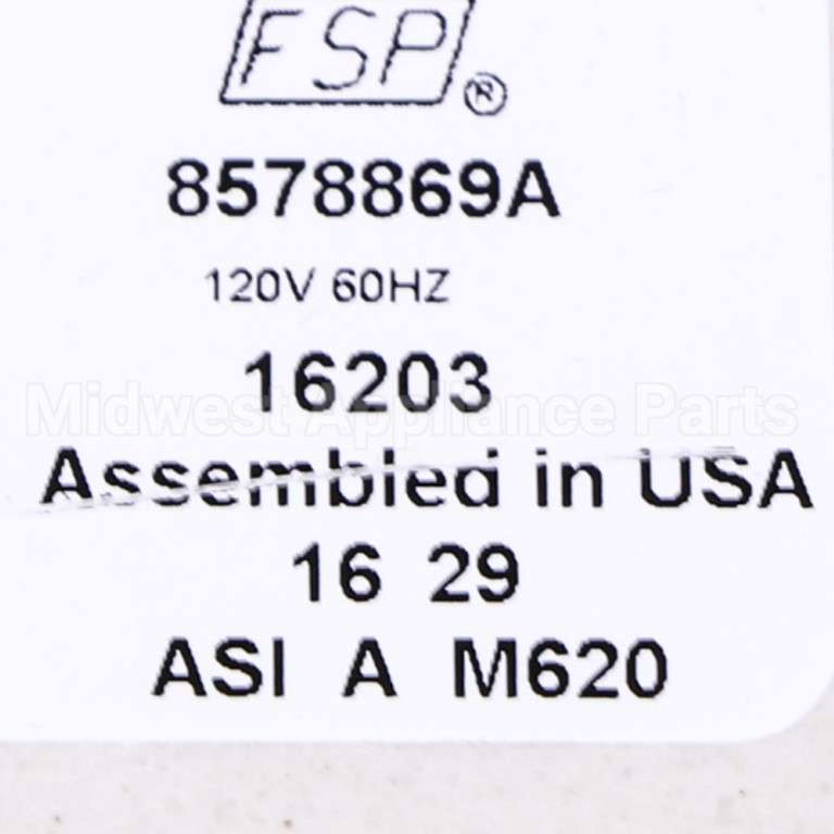 WP8578869 Whirlpool Timer