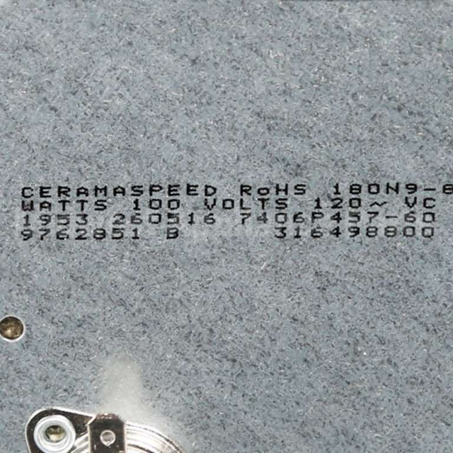 WP9762851 Whirlpool Elmnt-Surf