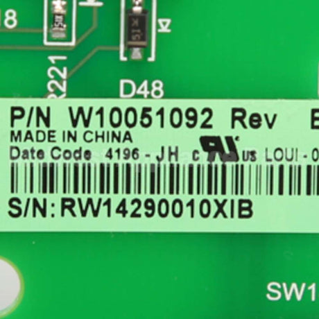 WPW10051092 Whirlpool Cntrl-Elec
