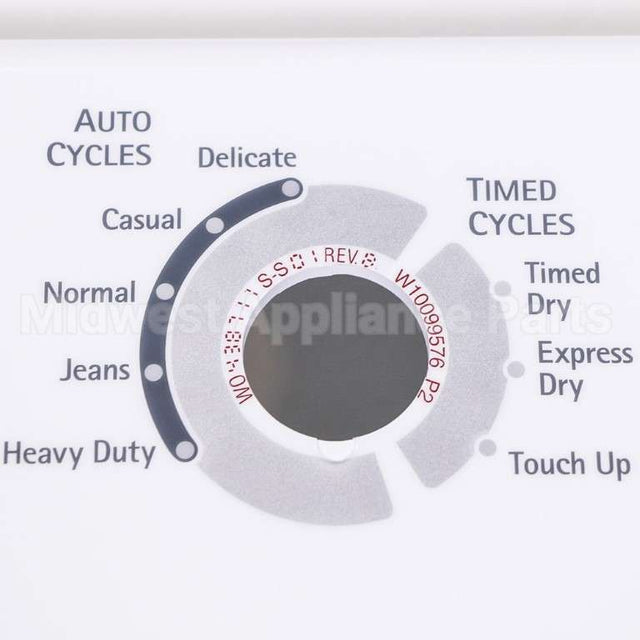 WPW10099610 Whirlpool Panel-Cntl