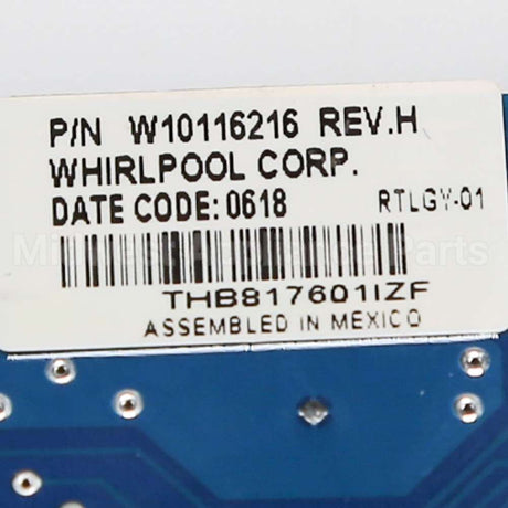 WPW10116216 Whirlpool Cntrl-Elec