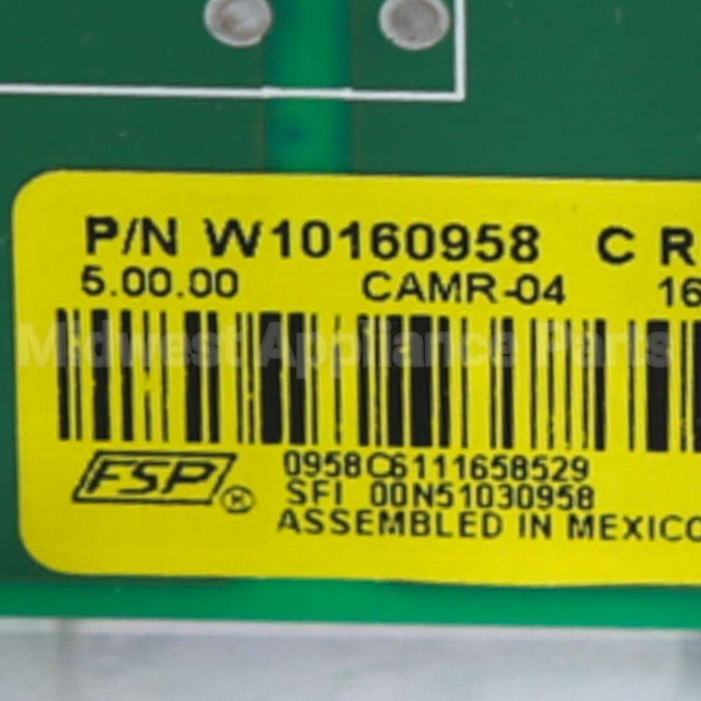 WPW10160958 Whirlpool Cntrl-Elec