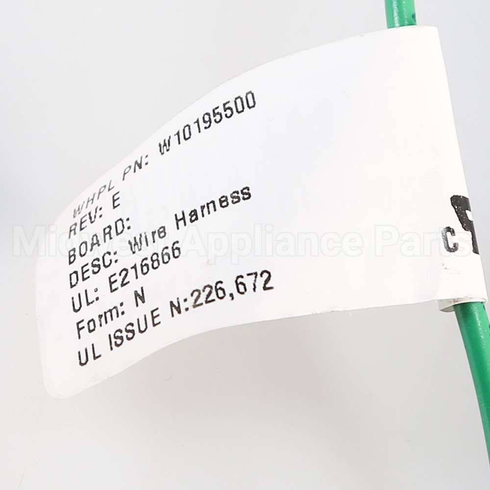 WPW10195500 Whirlpool Harns-Wire