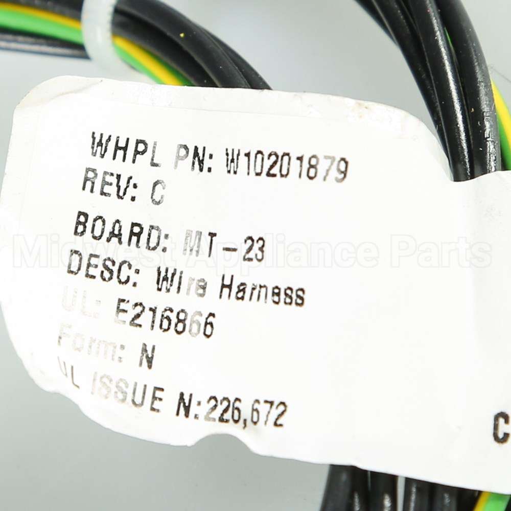 WPW10201879 Whirlpool Harns-Wire