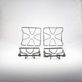 WPW10268483 Whirlpool Stove Oven Range 4 Piece Black Grate Kit