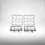 WPW10268483 Whirlpool Stove Oven Range 4 Piece Black Grate Kit