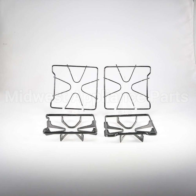 WPW10268483 Whirlpool Stove Oven Range 4 Piece Black Grate Kit