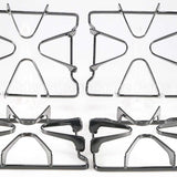 WPW10268483 Whirlpool Stove Oven Range 4 Piece Black Grate Kit