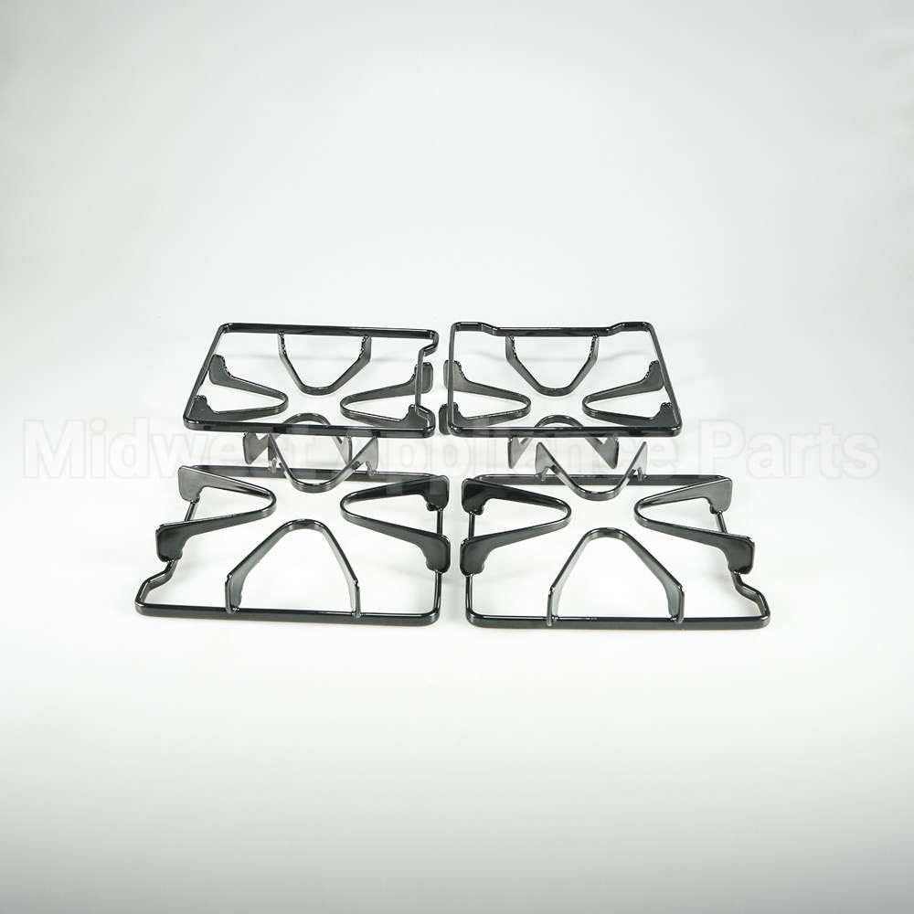 WPW10268483 Whirlpool Stove Oven Range 4 Piece Black Grate Kit