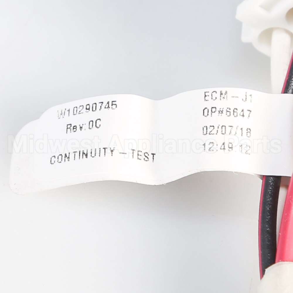 WPW10290745 Whirlpool Harns-Wire