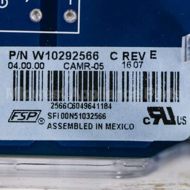 WPW10292566 Whirlpool Cntrl-Elec