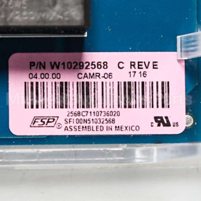 WPW10292568 Whirlpool Cntrl-Elec