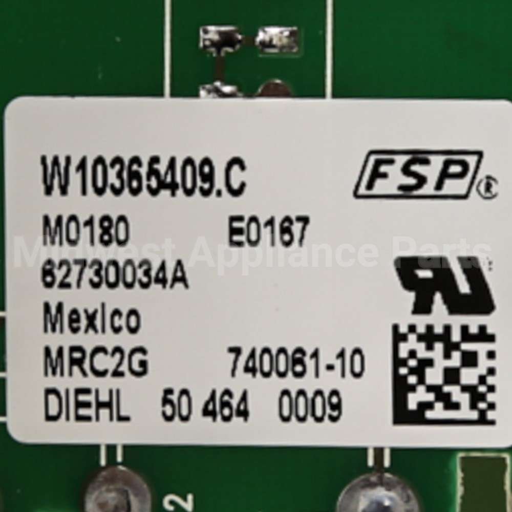 WPW10365409 Whirlpool Cntrl-Elec