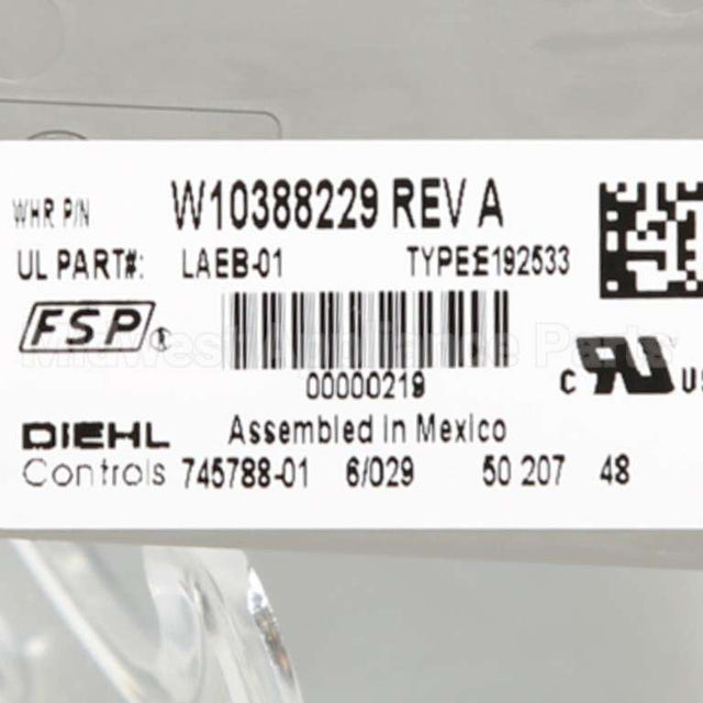 WPW10388229 Whirlpool Cntrl-Elec