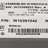 WPW10391042 Whirlpool Cntrl-Elec