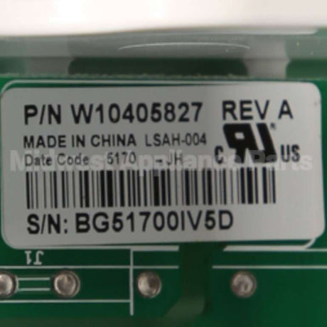 WPW10405827 Whirlpool Cntrl-Elec