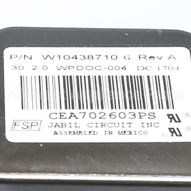 WPW10438710 Whirlpool Cntrl-Elec
