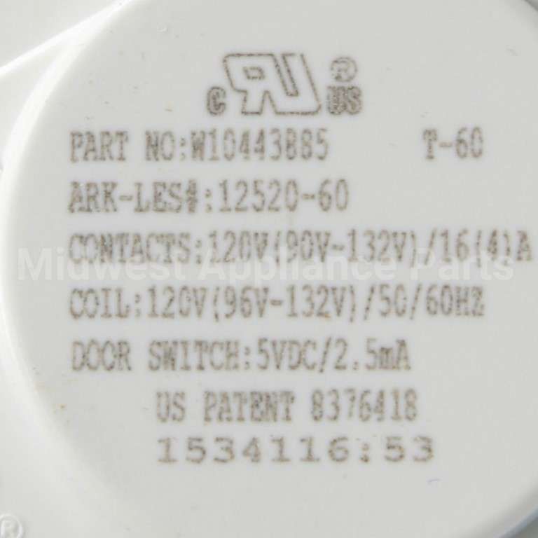 WPW10443885 Whirlpool Latch