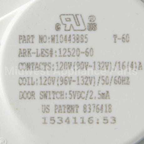 WPW10443885 Whirlpool Latch