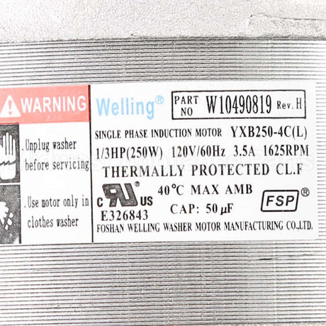 WPW10490819 Whirlpool Motor-Drve