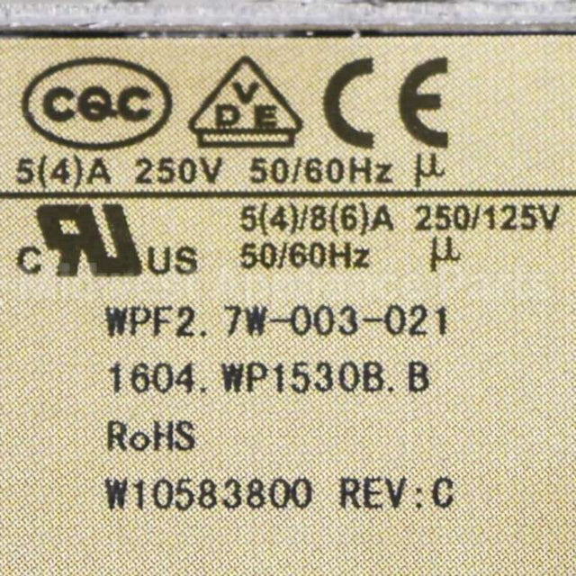 WPW10583800 Whirlpool Thermostat