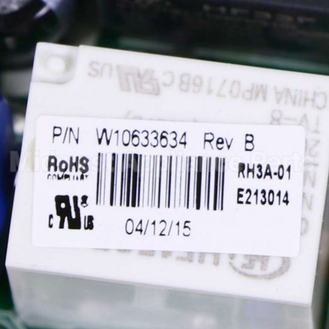 WPW10643378 Whirlpool Cntrl-Elec