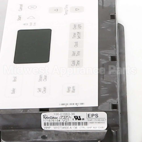 WPW10734600 Whirlpool Cntrl-Elec