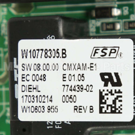 WPW10778305 Whirlpool Cntrl-Elec