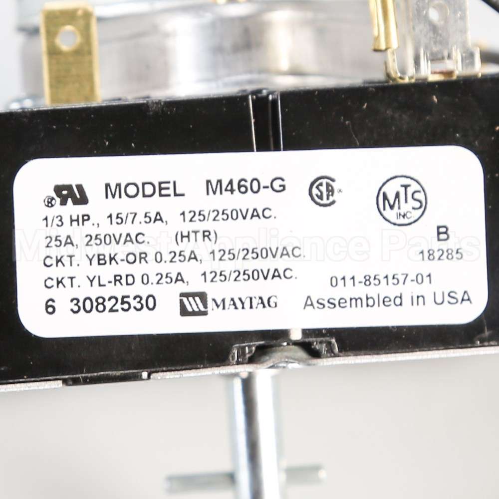 WPY308253 Whirlpool Timer