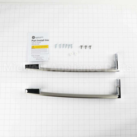 WR12X39565 GE Silver Handle Pack Assembly