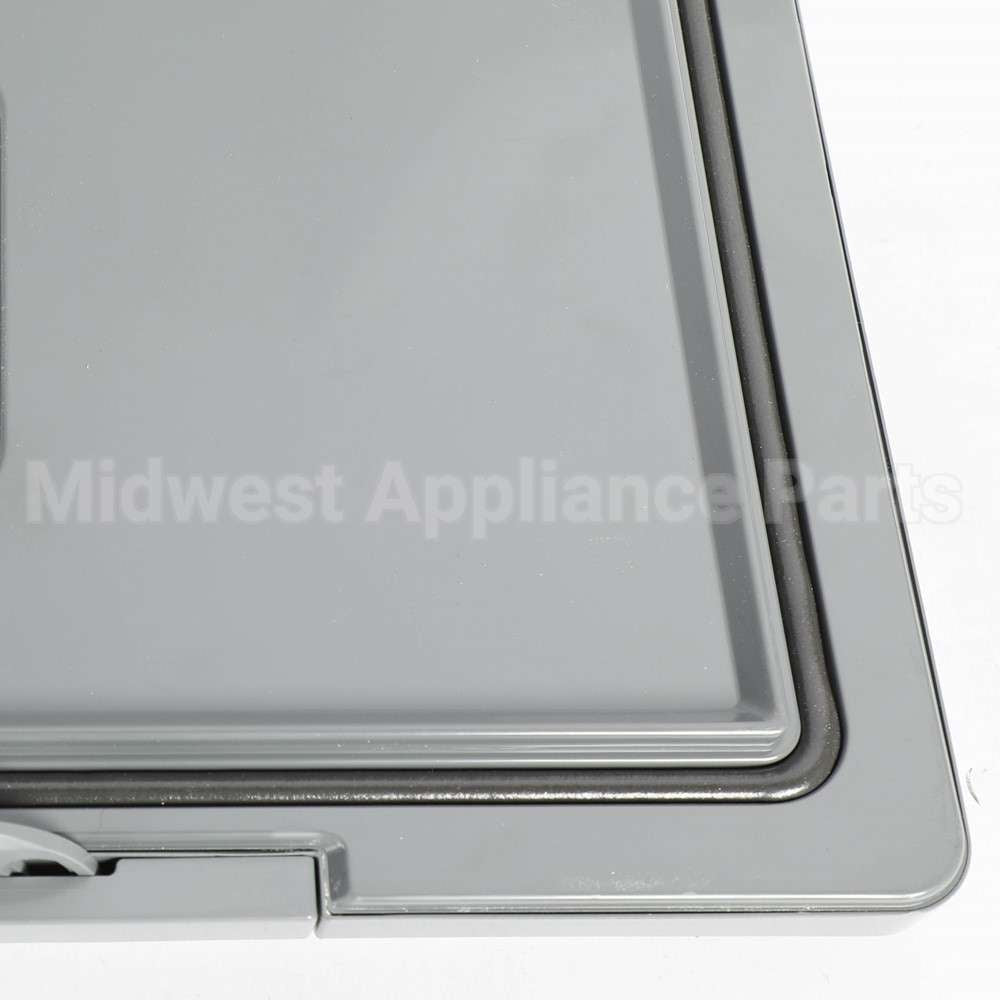 WR14X36439 GE Gray Ice Box Door W/ Gasket And Latch