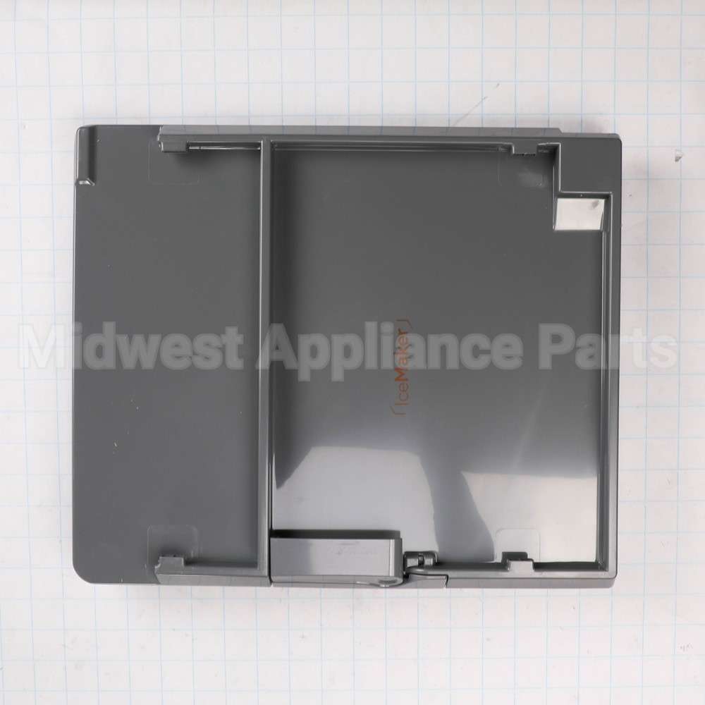 WR14X36439 GE Gray Ice Box Door W/ Gasket And Latch