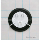 WR17X11653 GE Refrigerator Dispenser Door Flap - Black