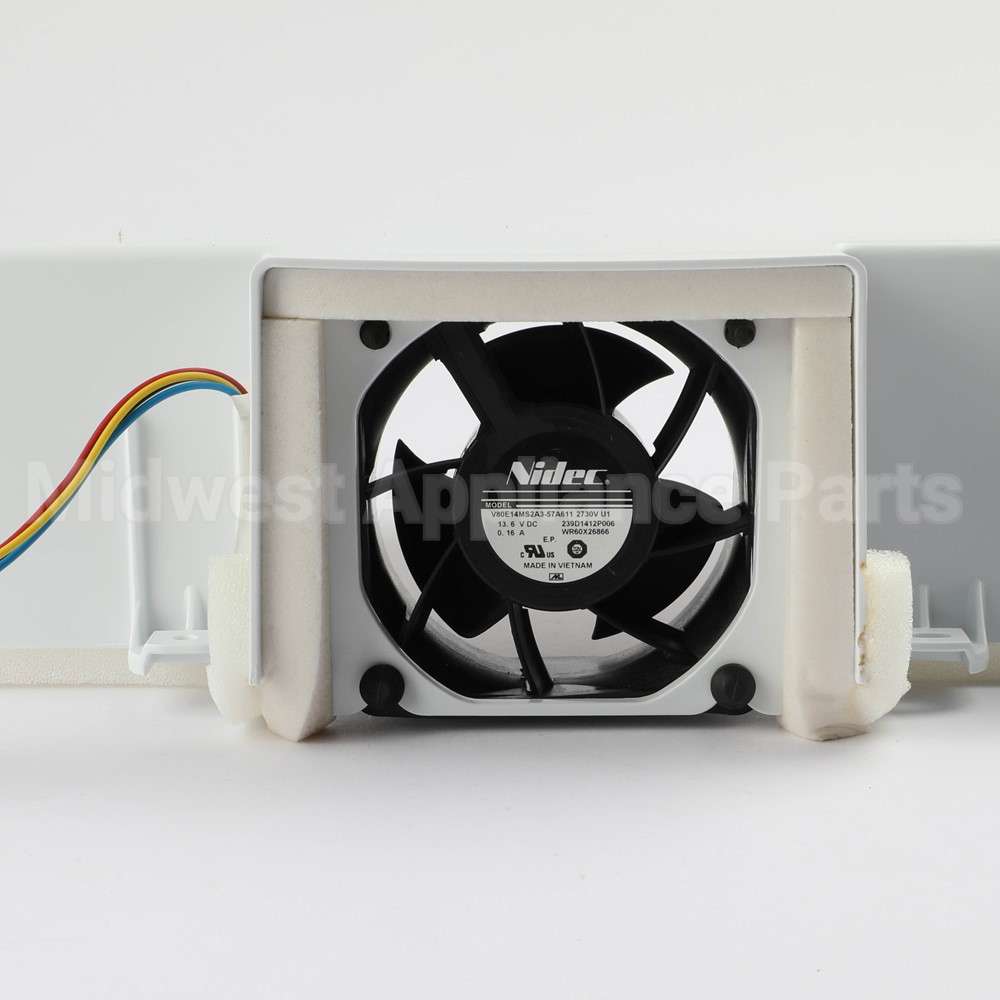 WR17X28923 GE Fresh Food Evaporator Cover W/ Deli Fan