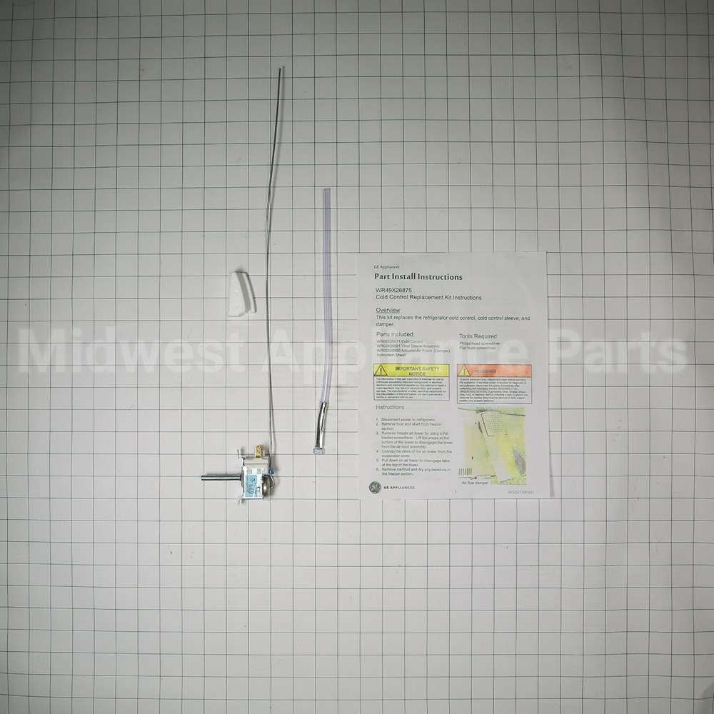 WR49X26875 GE Refrigerator Cold Control Kit