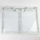 WR71X42026 GE Full-Width Drawer Cover With Glass