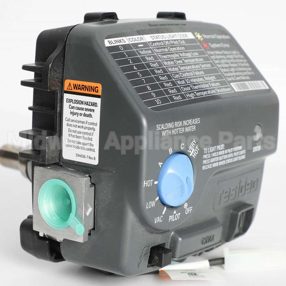WS21X24922 GE Gas Control Valve Atm Lp Thermistor
