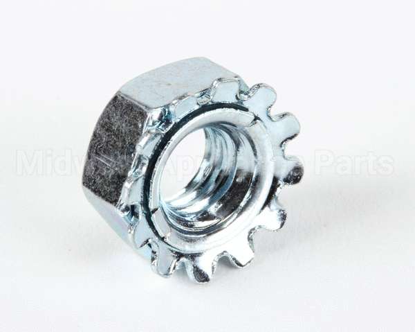 WSH248 Bki Washered Locknut, 1/4-20 Zinc