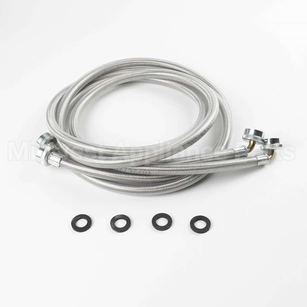 WX14X10011 GE Universal 6' Stainless Steel Hoses 2Pk