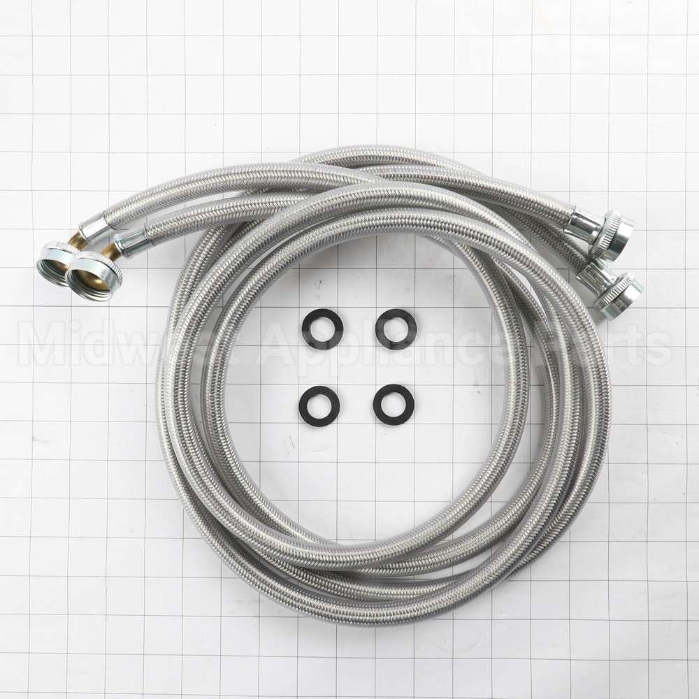 WX14X10011 GE Universal 6' Stainless Steel Hoses 2Pk