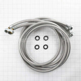 WX14X10011 GE Universal 6' Stainless Steel Hoses 2Pk